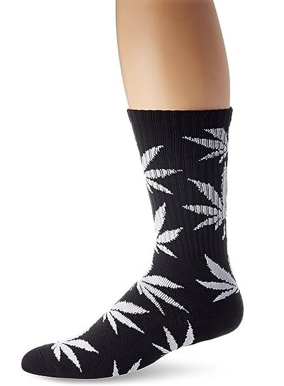 Athletic Sports High Crew Socks for Men Women Leaf Cotton Sock