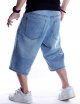 Men’s 3/4 Denim Shorts Big&Tall Loose Fit Jeans Shorts